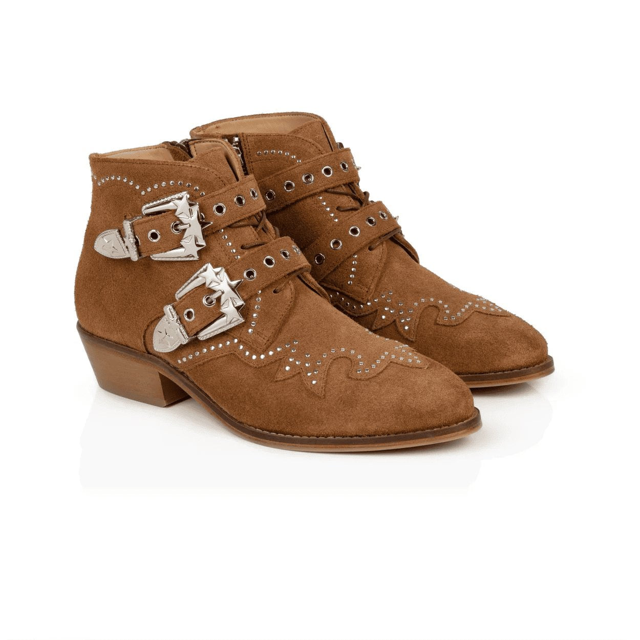 Tan Suede Ankle Boots