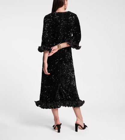 Sequin Lace Dress