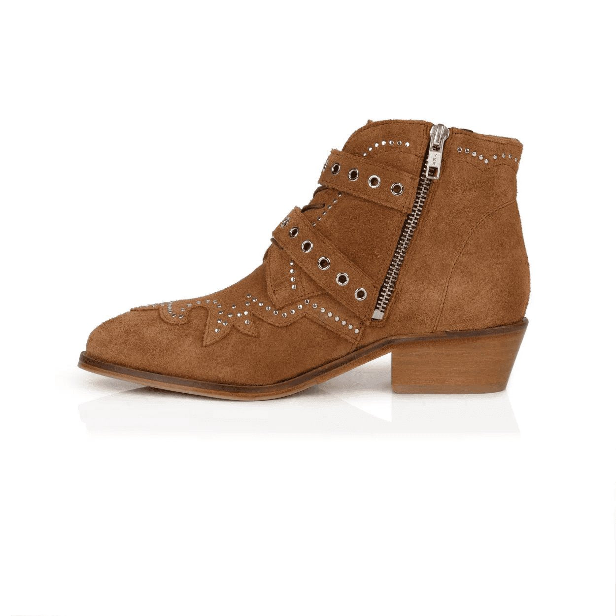 Tan Suede Ankle Boots