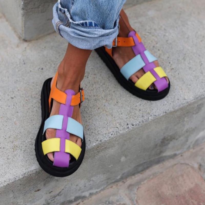 Colorful Women Casual Hollow Shoes