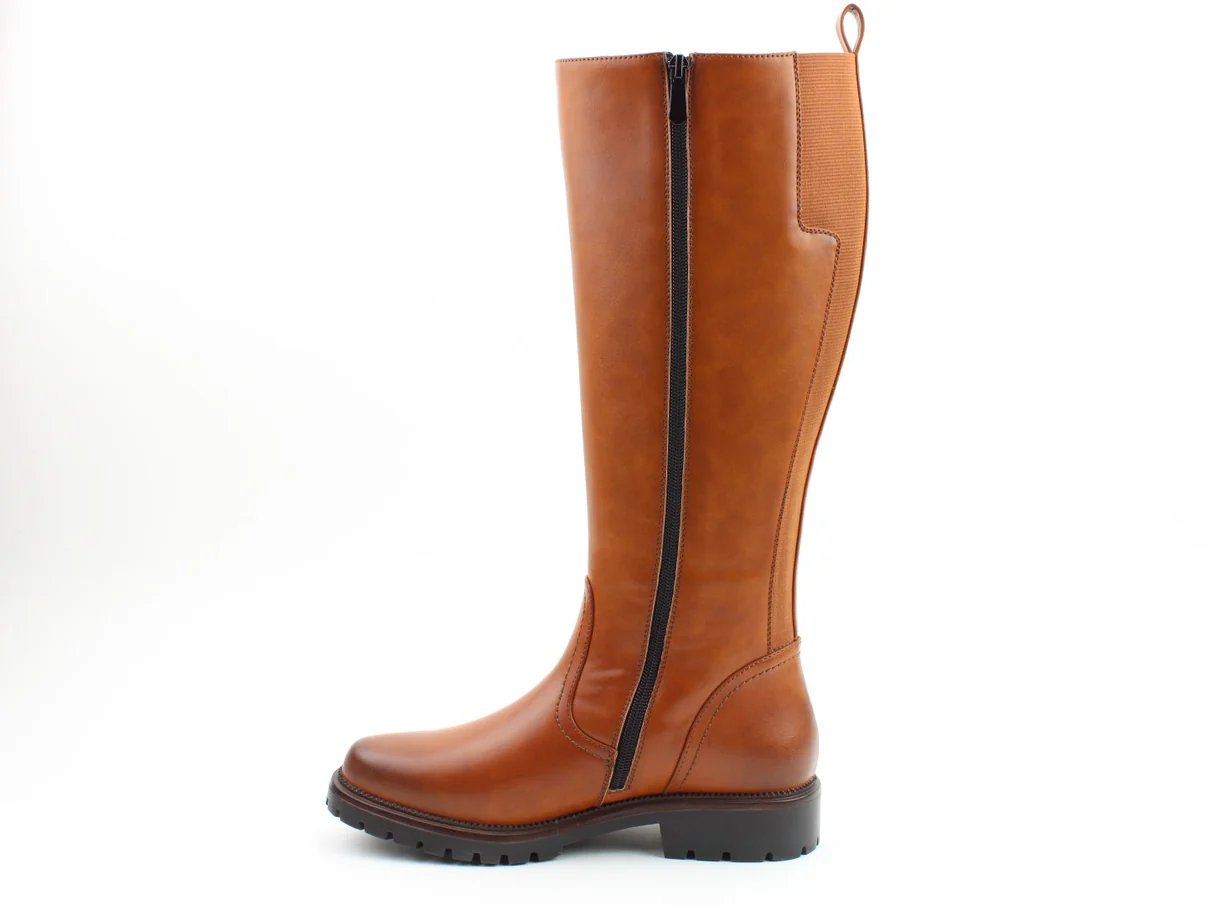 Long non-slip elasticized open toe boots