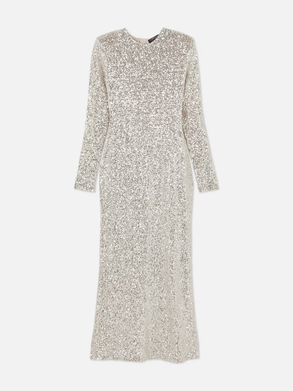 Sequin Long Sleeve Midi Dress