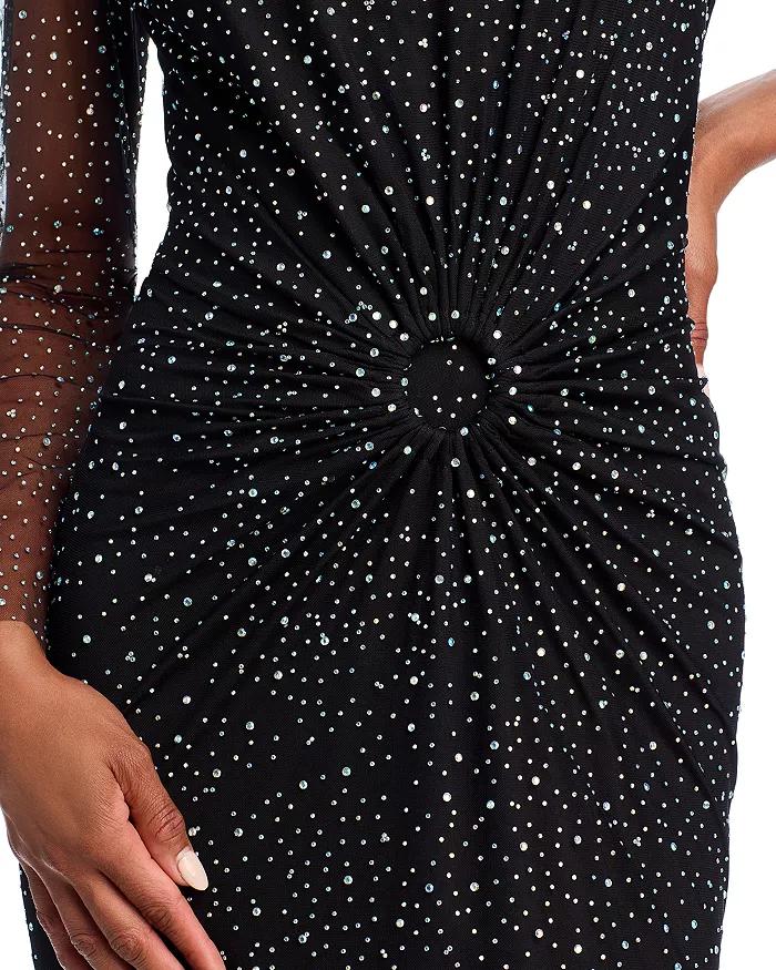 Embellished Twist Maxi Dress