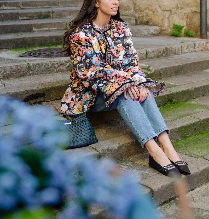 Floral Button Jacket