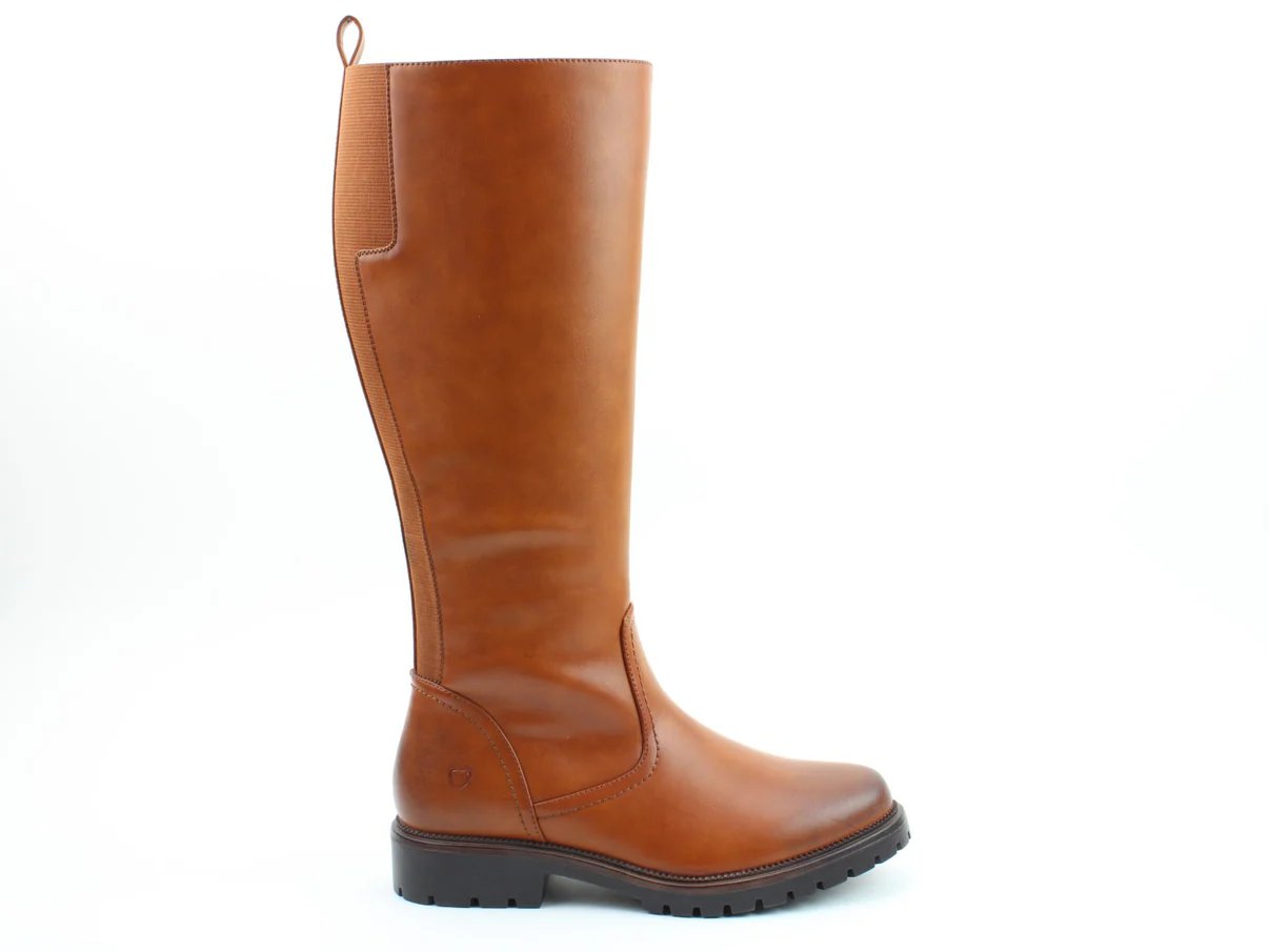 Long non-slip elasticized open toe boots