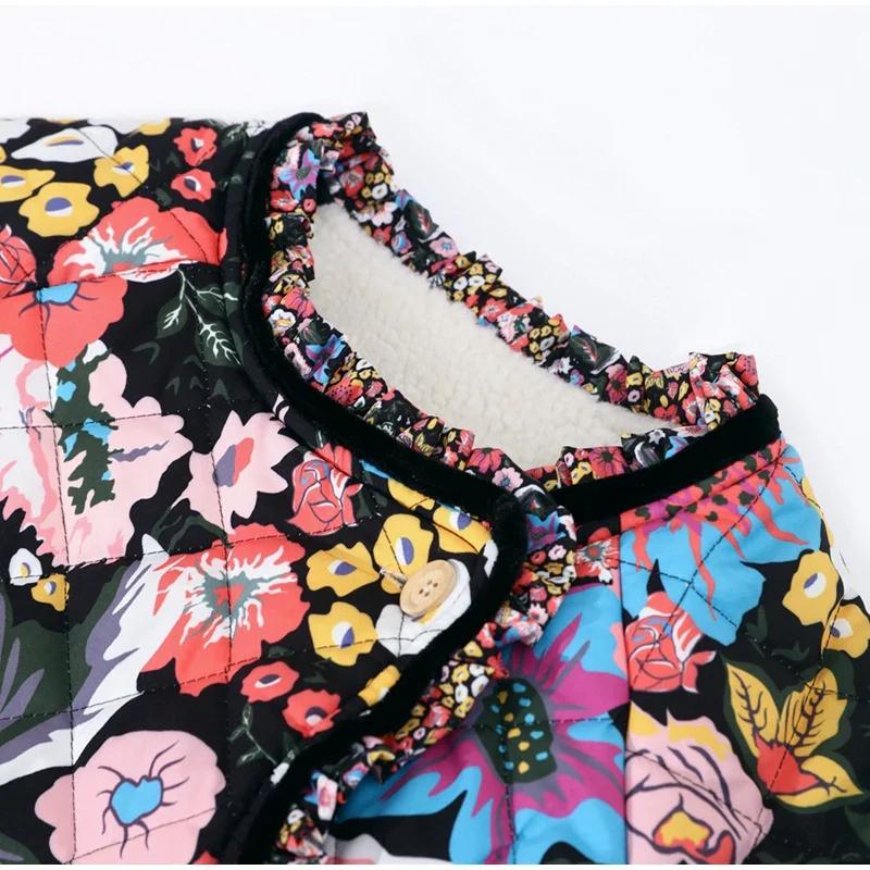 Floral Button Jacket